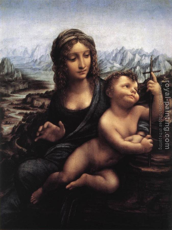 Leonardo Da Vinci : Madonna with the Yarnwinder Leonardo Da Vinci : Madonna with the Yarnwinder